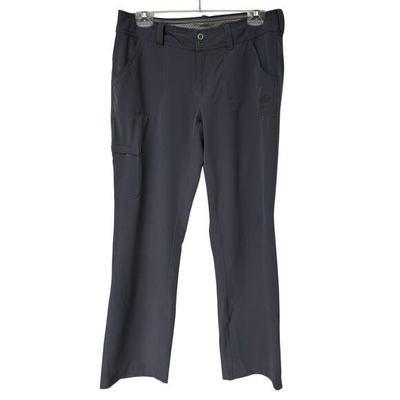 The North Face Hiking Pants Gray Outdoors Backpacking Women's Size 8 Short - Picture 1 of 11